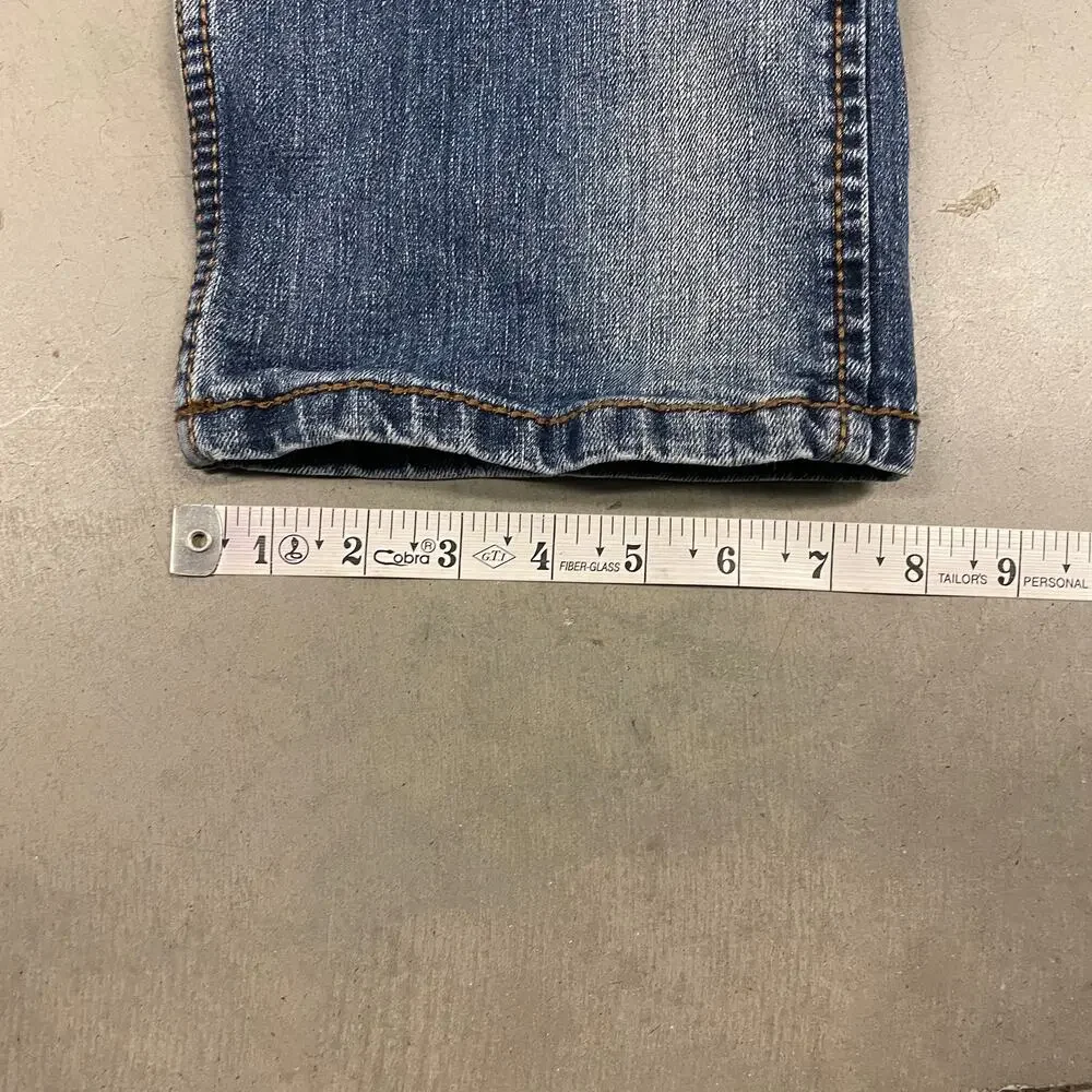 y2k wrangler slim western jeans 30x31